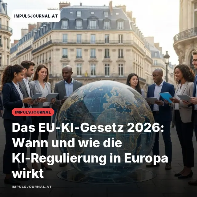Share-Card fuer Das EU-KI-Gesetz 2026: Wann und wie die KI-Regulierung in Europa wirkt