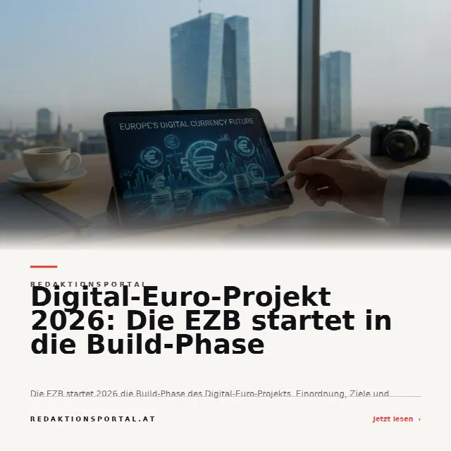 Share-Card fuer Digital-Euro-Projekt 2026: Die EZB startet in die Build-Phase