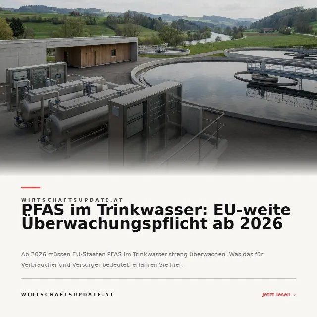 Share-Card fuer PFAS im Trinkwasser: EU-weite Überwachungspflicht ab 2026